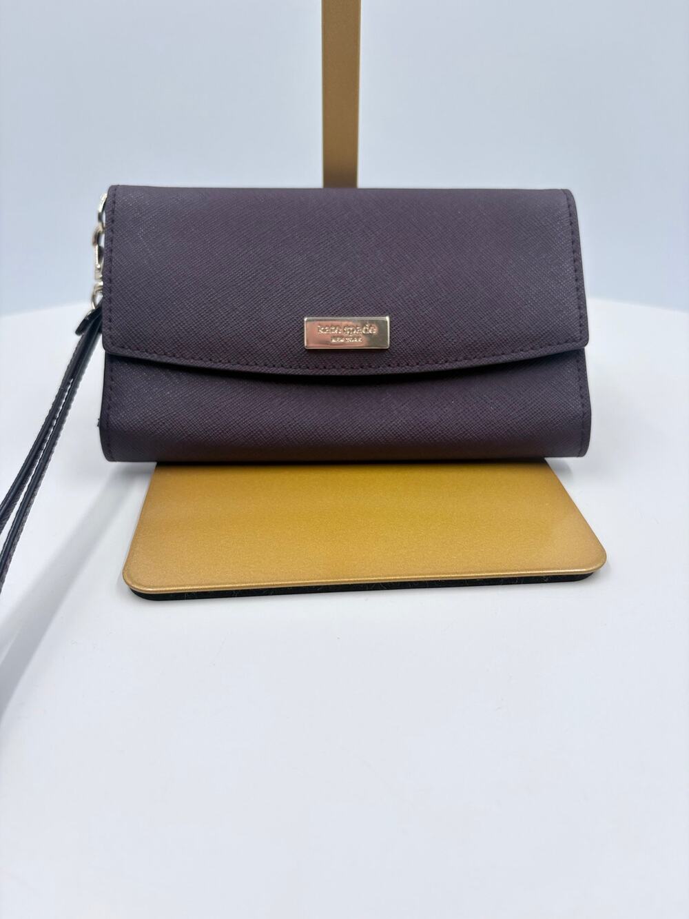 Kate Spade dark brown/Burgandy wallet